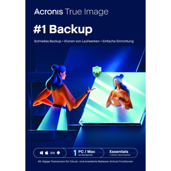 Acronis True Image 2021 Premium | 1 TB Cloud | 1 jaar