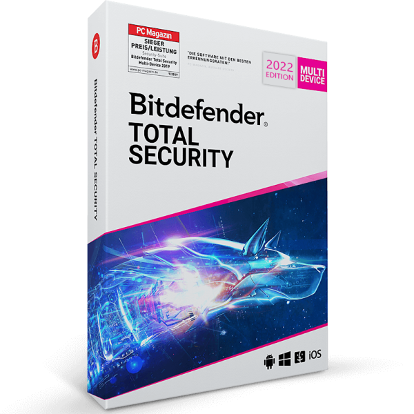Bitdefender Total Security 2022 | PC/Mac/Mobiele Apparaten