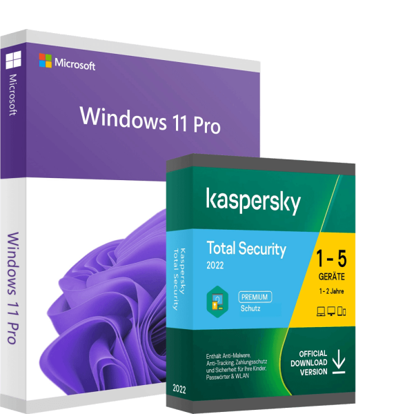 Windows 11 Pro & Kaspersky Total Security 2022